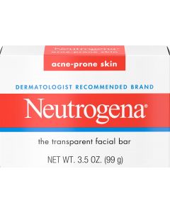 Neutrogena - Acne-Prone Skin - Transparent Facial Bar - 3.5 OZ