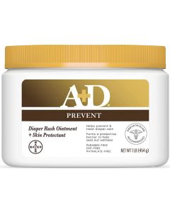 A+D Prevent - Original Ointment - Diaper Rash Ointment + Skin Protectant - 1 LB