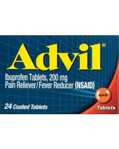 Advil - Pain Reliever and Fever Reducer - 200mg Ibuprofen - 24 CT