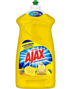 Ajax Ultra Bleach Alternative - Lemon Dish Liquid - 52 FL OZ