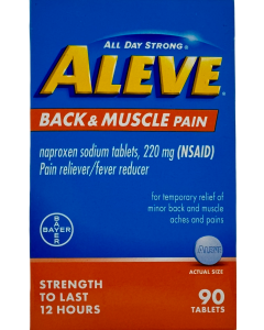 Aleve Back & Muscle Pain - 90 Tablets