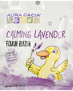 Aura Cacia - Calming Lavender Foam Bath - 2.5 OZ