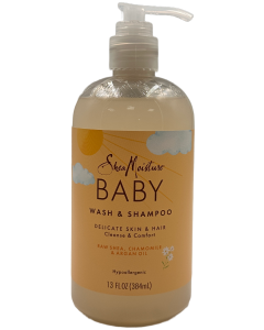 Shea Moisture Baby Wash & Shampoo - Raw Shea, Chamomile & Argan Oil - 13 FL OZ