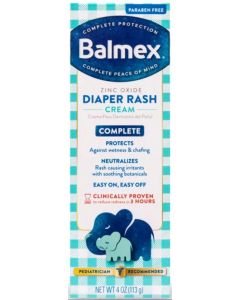 Balmex Zinc Oxide Diaper Rash Cream - 4 OZ 