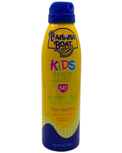Banana Boat Kids Free - Clear Sunscreen Spray - SPF 50+ - 6 OZ