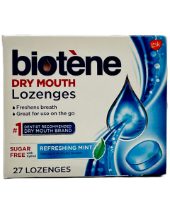 Biotene Dry Mouth Lozenges - Refreshing Mint - 27 Ct