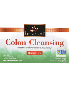 Bravo Herbal Tea - Colon Cleansing - 20 Ct