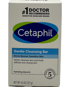 Cetaphil Gentle Cleansing Bar - 4.5 OZ