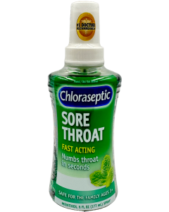 Chloraseptic - Sore Throat Spray - Menthol Flavor - 6 FL OZ