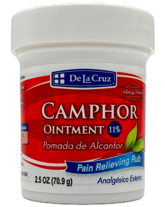 De La Cruz Camphor 11% Ointment - 2.5 OZ