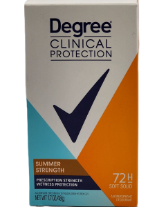 Degree Clinical Protection Antiperspirant Deodorant - Summer Strength - 1.7 OZ