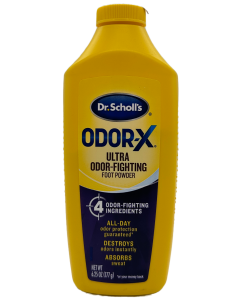 Dr. Scholl's - Odor-X Ultra Odor-Fighting Foot Powder - 6.25 OZ