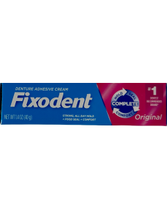 Fixodent Complete Denture Adhesive Cream - Original - 1.4 OZ