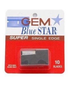 Gem Blue Star - Super Single Edge - 10 Blades
