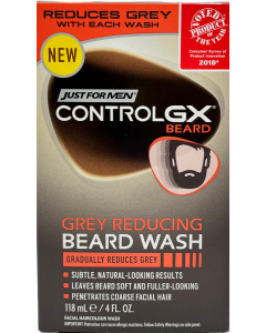 Just For Men Control GX Grey Reducing Beard Wash - 4 FL OZ