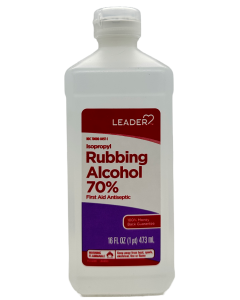 Leader Isopropyl Rubbing Alcohol 70% - 16 FL OZ
