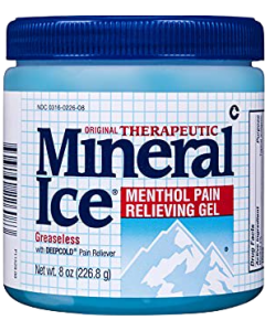 Mineral Ice - Menthol Pain Relieving Gel - 8  FL Oz. 