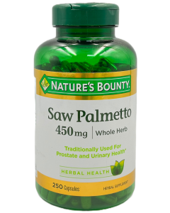Nature's Bounty - Saw Palmetto 450 mg Capsules - 250 Ct