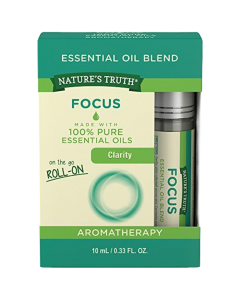 Nature's Truth - Focus - Essential Oil Blend Roll-On - Clarity - 0.33 FL Oz
