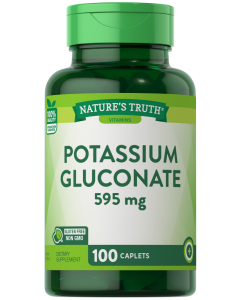 Nature's Truth Potassium Gluconate 595 mg - 100 Caplets