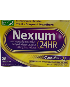 Nexium - 24HR 20 mg Delayed Release Heartburn Relief Capsules - 28 Ct