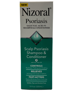 Nizoral - Salicylic Acid 3% - Scalp Psoriasis Shampoo & Conditioner - 11 FL OZ