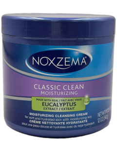 Noxazema Moisturizing Cleansing Cream - Eucalyptus - 12 OZ