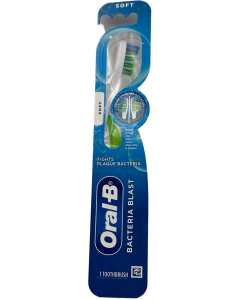Oral-B Bacteria Blast Toothbrush - Soft - 1 Toothbrush