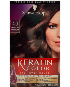 Schwarzkopf Keratin Color - 4.0 Cappuccino