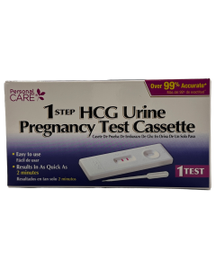Personal Care - 1 Step Hcg Urine Pregnancy Test Cassette - 1 Test