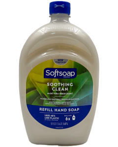 Softsoap - Soothing Clean Refill Hand Soap - Aloe Vera - 50 Fl Oz