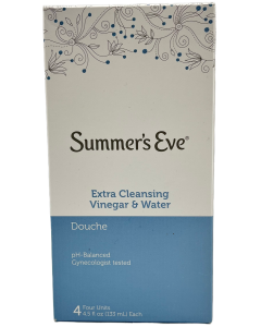 Summer's Eve - Extra Cleansing Vinegar & Water Douche - 4 Ct