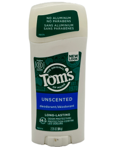 Tom's of Maine - Unscented Deodorant - 2.25 OZ