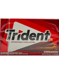 Trident - Cinnamon - Sugar Free Gum - 14 Sticks