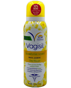 Vagisil Scentsitive Scents Dry Wash - white Jasmine - 2.6 OZ