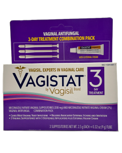 Vagistat 3 day treatment - 3 Suppositories