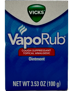 Vicks VapoRub Ointment - 3.53 OZ