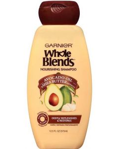 Garnier Whole Blends Shampoo - Nourishing Shampoo - Avocado Oil & Shea Butter Extracts - 12.5 OZ