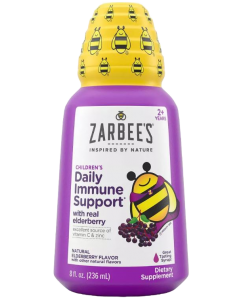 Zarbees Naturals - Black Elderberry Syrup - Immune Support - 8 FL OZ